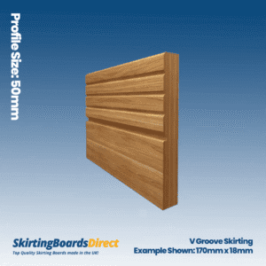 Oak V Groove Skirting Boards