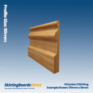 Oak Victorian 2 Skirting Boards