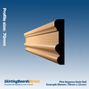 Pine Regency Dado Rail