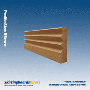 Sapele Fluted 3 Architrave