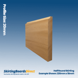 Sapele Half Round Skirting Boards