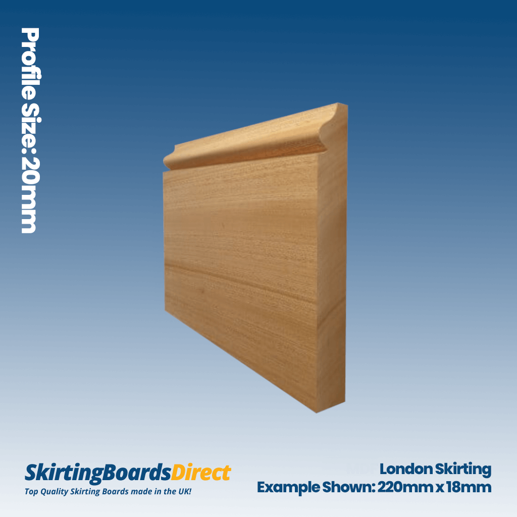 Sapele London Skirting Boards