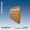 Sapele Ogee Skirting Boards