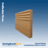 Sapele Reeded Skirting Boards
