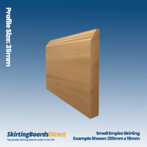 Sapele Small Empire Skirting Boards