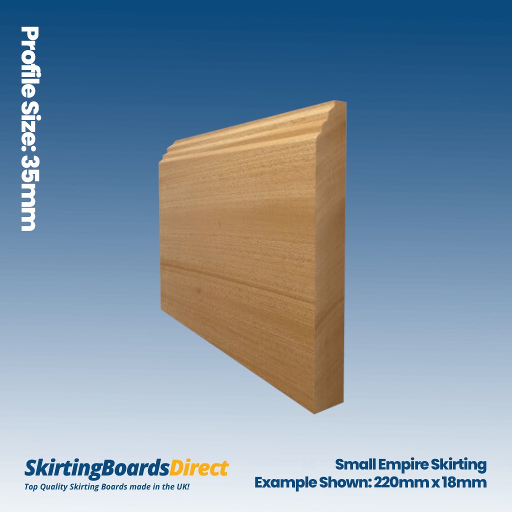 Sapele Small Empire Skirting Boards