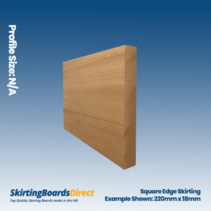 Sapele Square Edge Skirting Boards