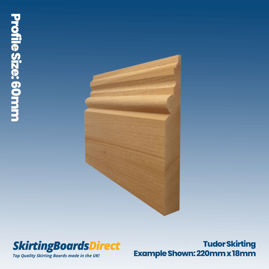 Sapele Tudor Skirting Boards