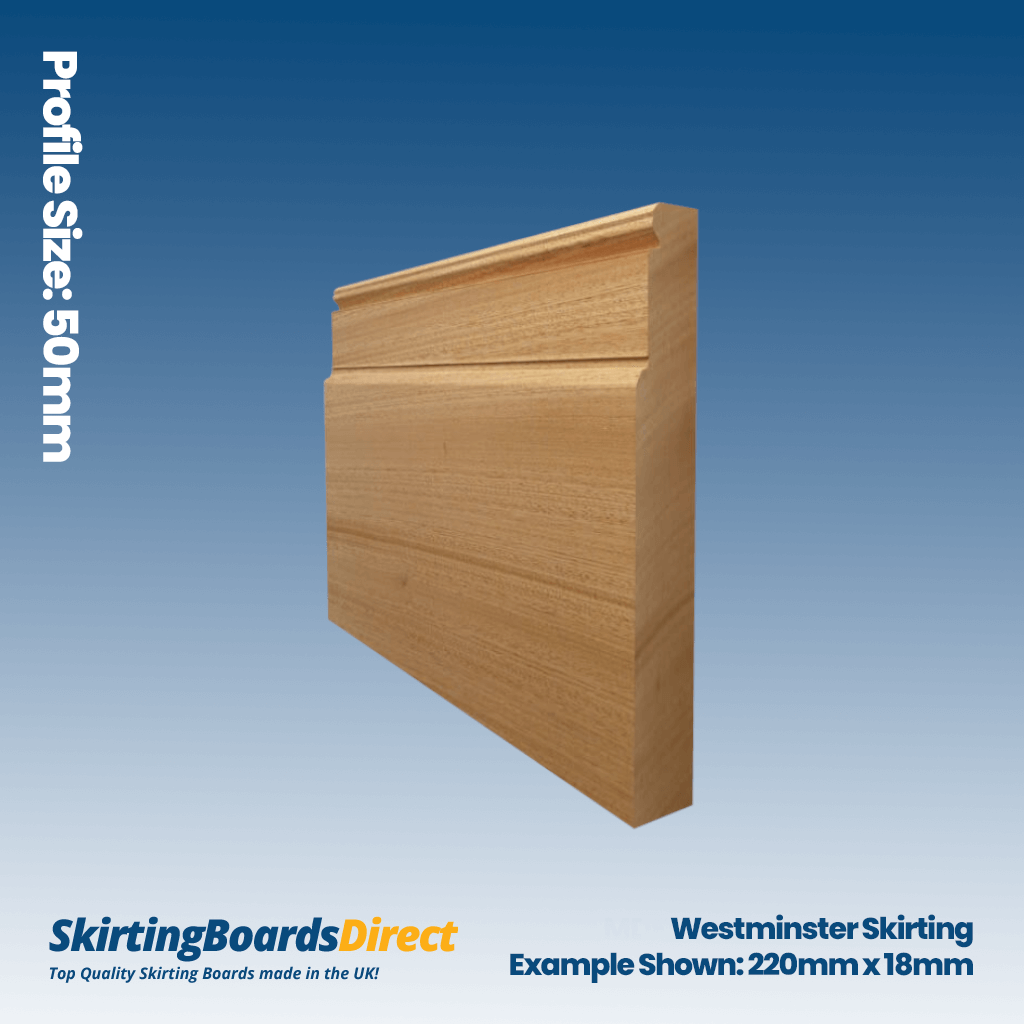 Sapele Westminster Skirting Boards