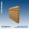 Sapele Bullnose Rebate 2 Skirting Boards