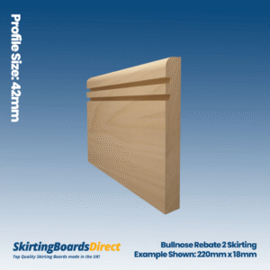 Tulip Bullnose Rebate 2 Skirting Boards