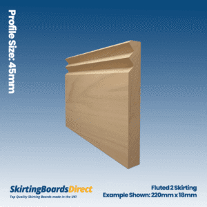 Tulip Fluted 2 Skirting Boards