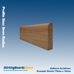 Walnut Bullnose Architrave
