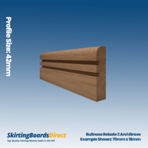 Walnut Bullnose Rebate 2 Architrave