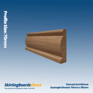 Walnut Domed Architrave
