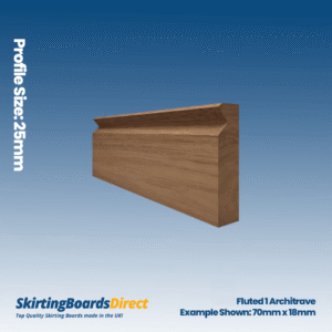 Walnut Fluted 1 Architrave