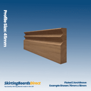 Walnut Fluted 2 Architrave