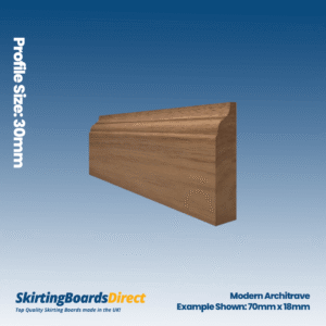 Walnut Modern Architrave