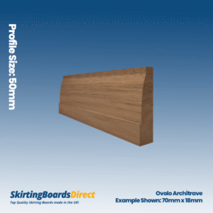 Walnut Ovolo Architrave