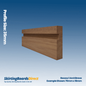 Walnut Recess 1 Architrave