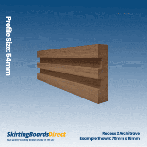 Walnut Recess 2 Architrave