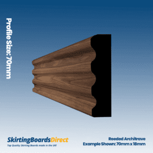 Walnut Reeded Architrave