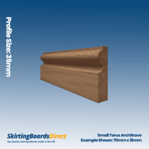 Walnut Small Torus Architrave