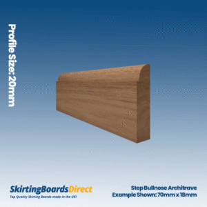 Walnut Step Bullnose Architrave