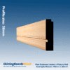 Pine Bullnose Rebate 1 Picture Rail