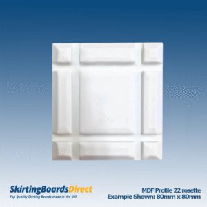 MDF Profile 22 Rosette