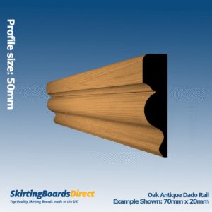 Oak Antique Dado Rail