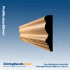 Pine Elizabethan Dado Rail