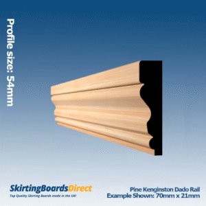 Pine Kensington Dado Rail