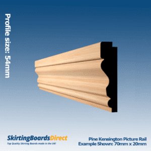 Pine Kensington Picture Rail