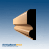 Pine Small Torus Dado Rail