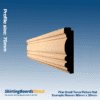 Pine Small Winchester Picture Rail