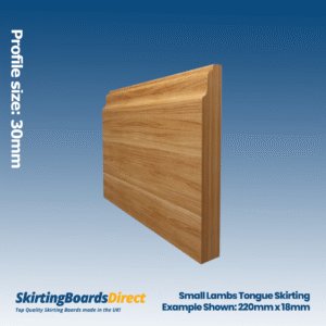 Oak Small Lambs Tongue Skirting Boards
