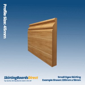 Oak Small Ogee Skirting Boards