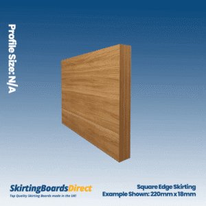 Oak Square Edge Skirting Boards