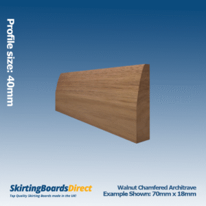 Walnut Chamfered Architrave