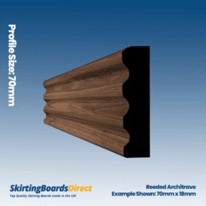 Walnut Reeded Architrave