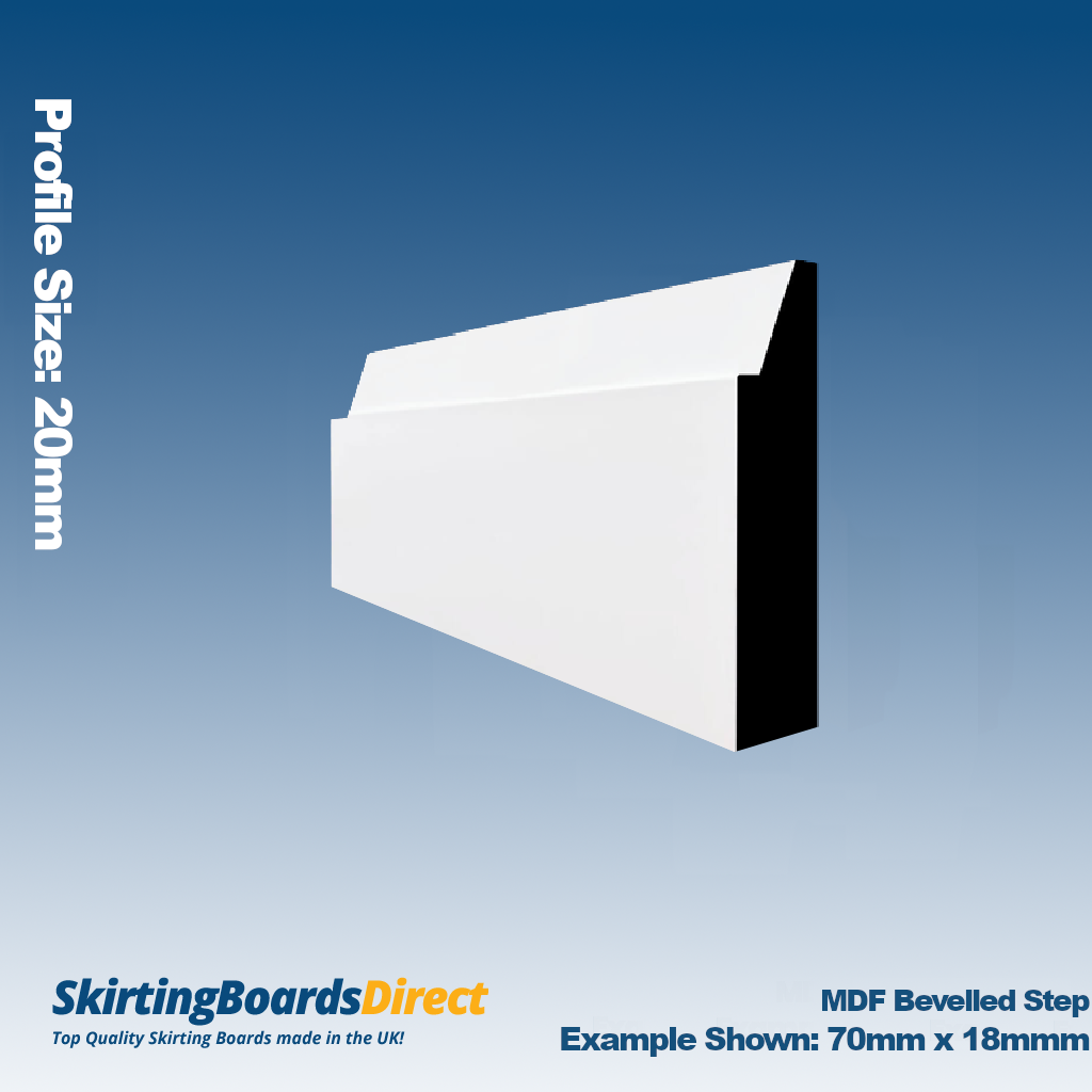 MDF Beveled Step Architrave