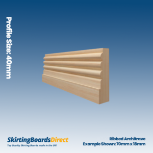 Pine Ribbed Architrave