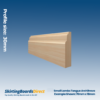 Pine small Lambs Tongue Architrave
