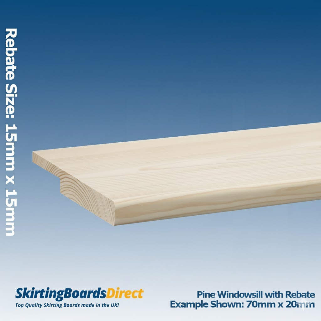 Pine Stair Treads With Rebate