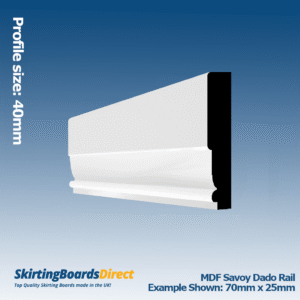 MDF Savoy Dado Rail 16135