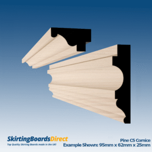 Alternative view of Pine C5 Cornice 13373/13374