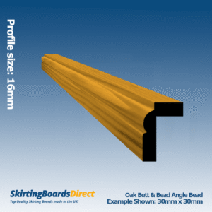 Oak Butt & Bead Angle Bead