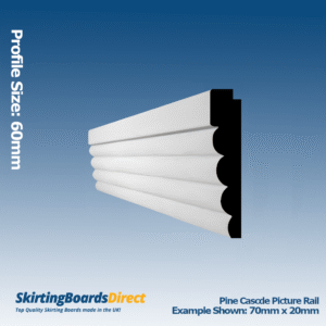 MDF Cascade Picture Rail