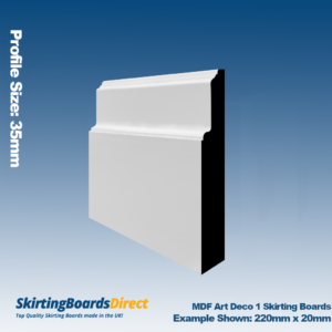 MDF Art Deco 1 Skirting Boards